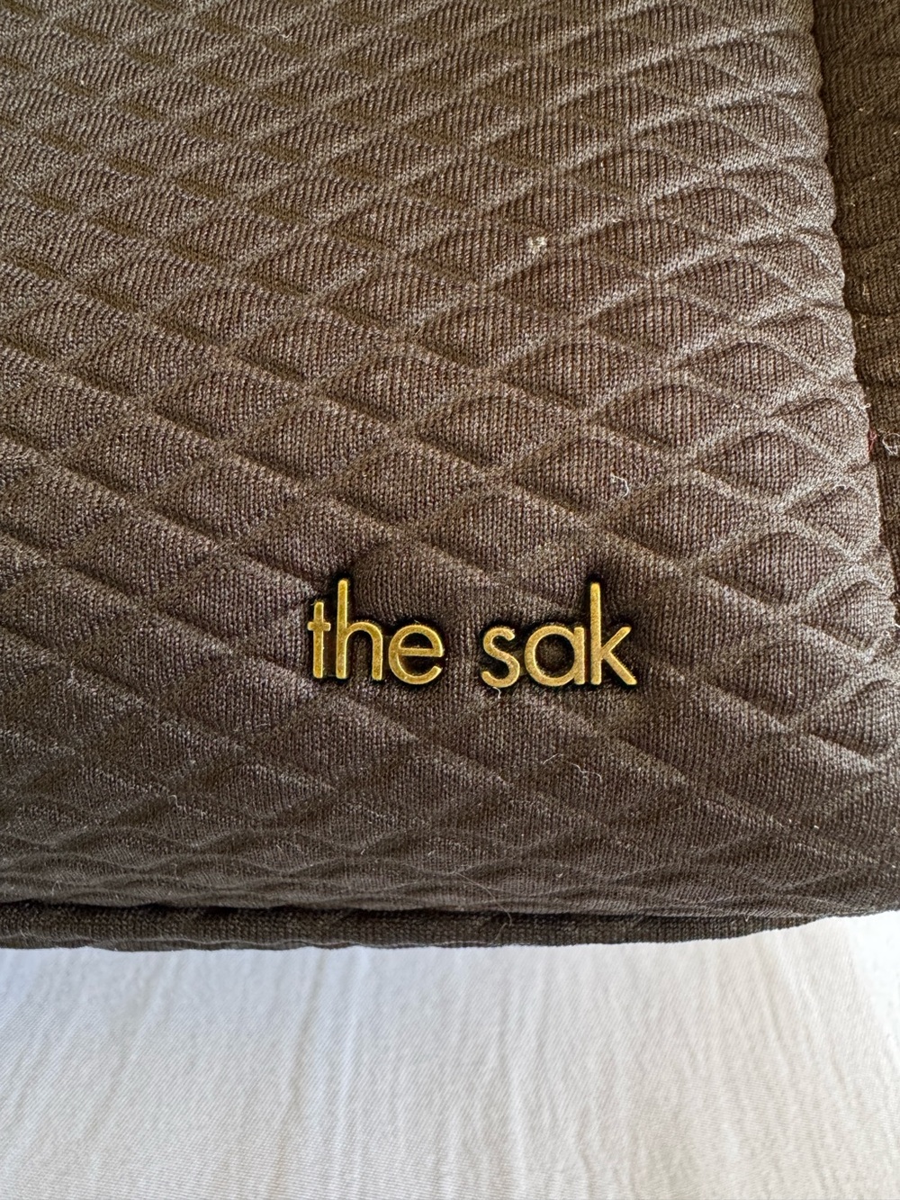 The Sak Olvera Metro Black Textured Backpack with Gold Accents NWOT - Picture 7 of 7